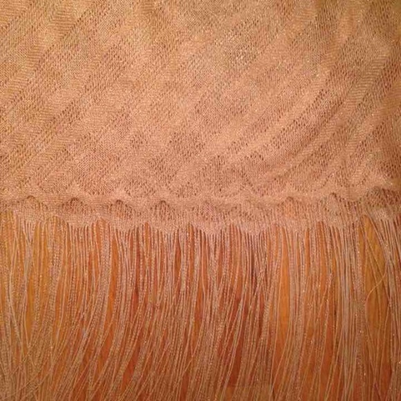 Delia*s Blush Pink Tassel Crop Top - Picture 4 of 4